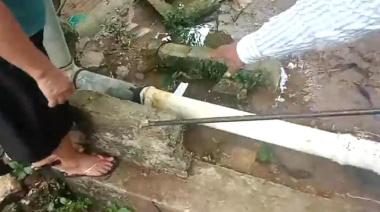 Se rompe sello de tubería y causa inundación