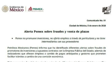Alerta Pemex sobre fraudes y venta de plazas