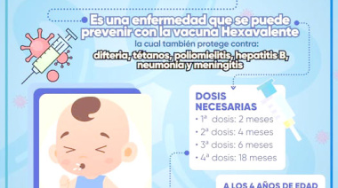 Prevención de la tosferina en Palenque