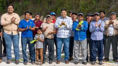 Jorge Cabrera inaugura camino rural en Nuevo Retiro