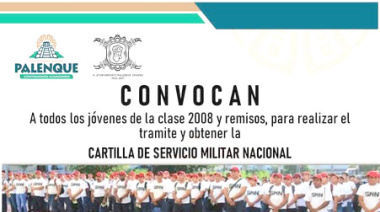 Inicia trámite de Cartilla Militar 2026