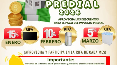 Catazajá invita a pagar predial con descuentos