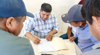 Jorge Cabrera inaugura obra en Nuevo Retiro