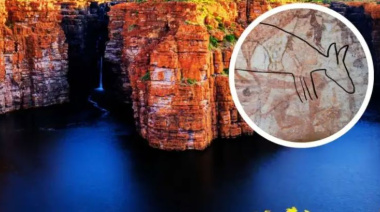 Pintura rupestre representa a especia extinta