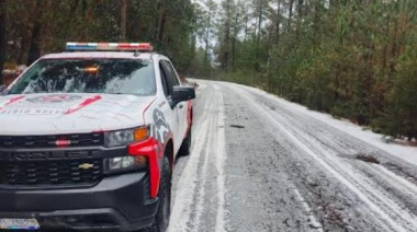 Se registra nevada en municipio de Durango