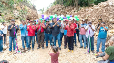 Aperturan camino cosechero en Nuevo Jalisco Usumacinta