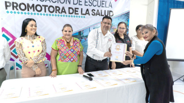 Reconocen a Escuelas Promotoras de la Salud en Palenque