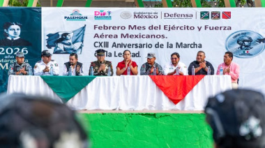 Conmemoran la Marcha de la Lealtad en Palenque