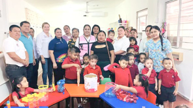 DIF Palenque fortalece  al CAIC “Niños Felices”