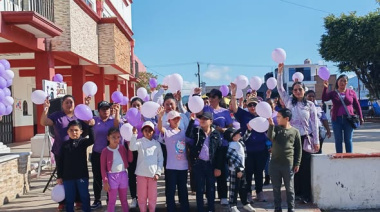 Marchan por el Día de la Mujer en Altamirano