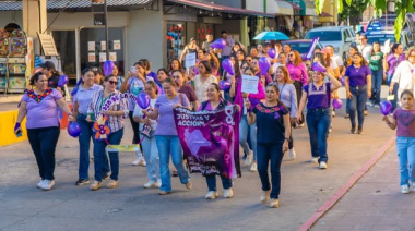 Caminata por la igualdad en Palenque
