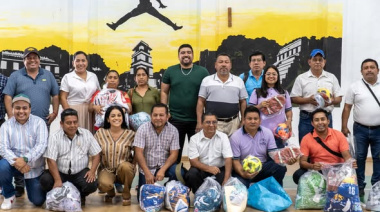 Impulsan deporte escolar en Palenque