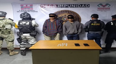 Detienen a presuntos responsables del delito contra la salud