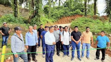 Humberto Sánchez lleva obra vial a La Primavera