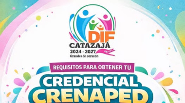 Expiden credenciales CRENAPED en Catazajá