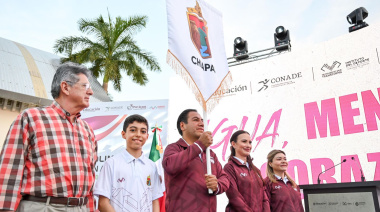 Eduardo Ramírez abandera a Delegación Chiapas rumbo a Olimpiada Nacional 2026