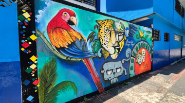 Murales llenan de identidad y talento las calles de Palenque