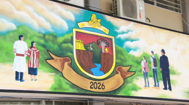 Presentan mural del escudo de Chiapas