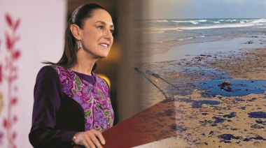 Instruye Presidenta Claudia Sheinbaum investigación; separan a 3 funcionarios de cargo por derrame en Golfo de México