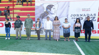 Mario Hernández impulsa Jornada por la Paz en Bachajón