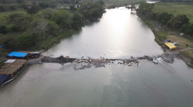 Descarta Pemex condiciones anómalas en el Río Cazones tras recorrido de verificación conjunto