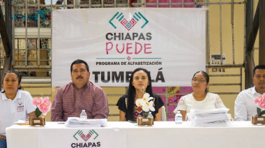 Refuerzan alfabetización en Tumbalá