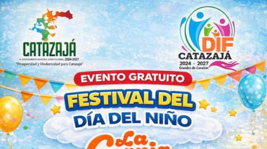 Invitan a festival infantil en Catazajá