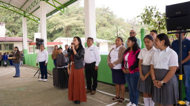 Mejoran infraestructura escolar en Tumbalá