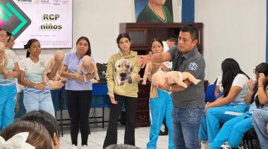 Capacitan en primeros auxilios a normalistas