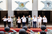 Honores al Lábaro Patrio en Palenque