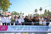 Eduardo Ramírez inaugura obras de mejoramiento urbano en Puerto Arista