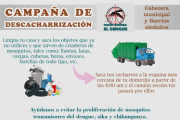 Invitan a campaña de descacharrización en Tumbalá