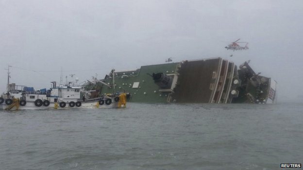  Se Hunde Ferry en Corea del Sur