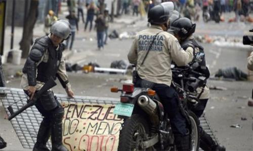  Protestas callejeras en caracas