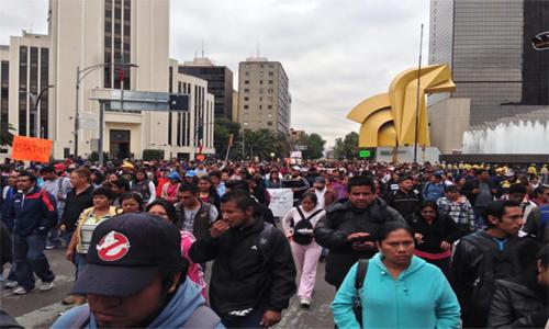  Maestros retoman marchan al Zócalo