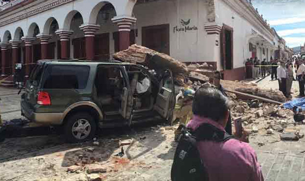 Accidente en pleno centro de San Cristóbal de las Casas | Diario de Palenque