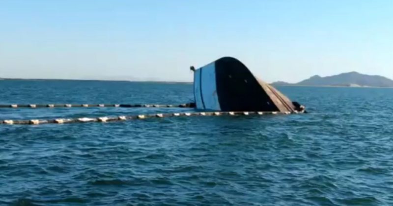  Barco pesquero ‘Popeye El Marino’ se hunde tras chocar con ferry; reportan 7 heridos