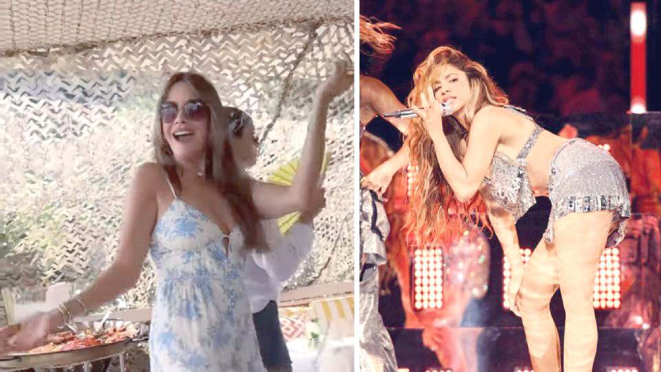  Sofía Vergara sorprende con baile al estilo Shakira