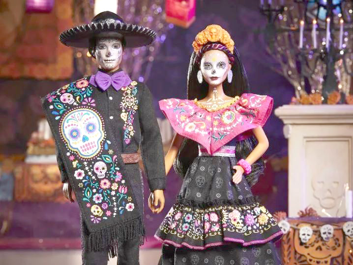  Lanzan a Barbie y Ken de Día de Muertos