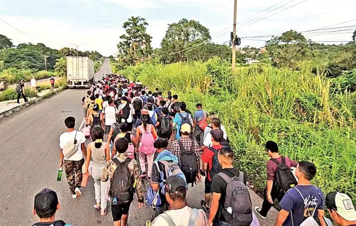  Primera caravana migrante del sexenio