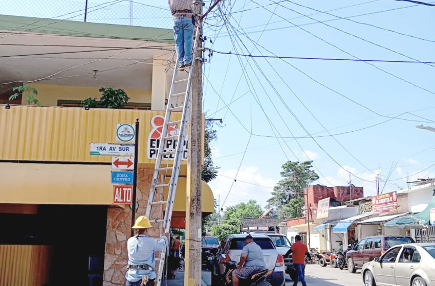  Dan mantenimientos a alumbrado público